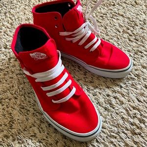 Red High Top Vans